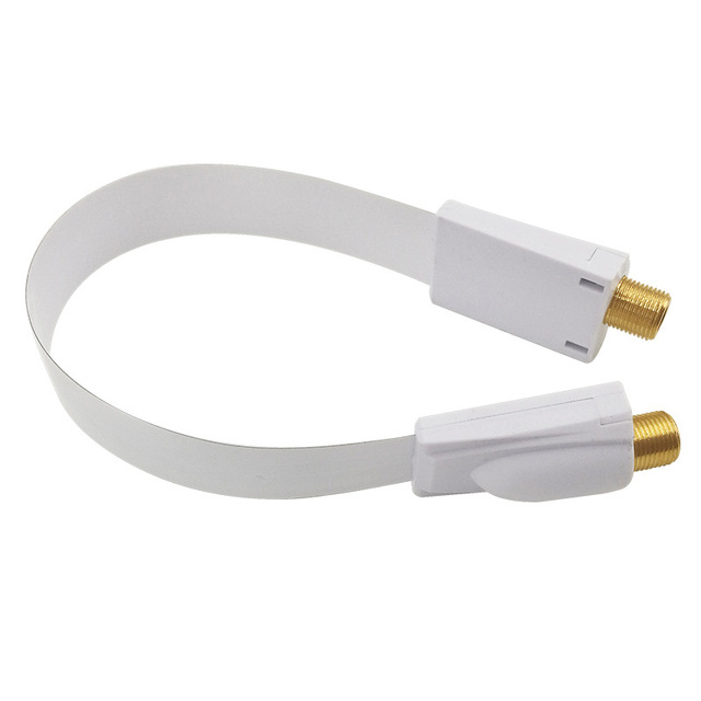 Coaxial Cable Double Female F Connector line Window Line Through Wall Line for TV Antenna Surveillance Accessories