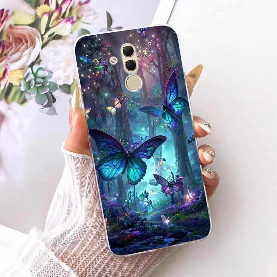 Luxury Floral Butterfly Design Soft Slim Phone Case Cover