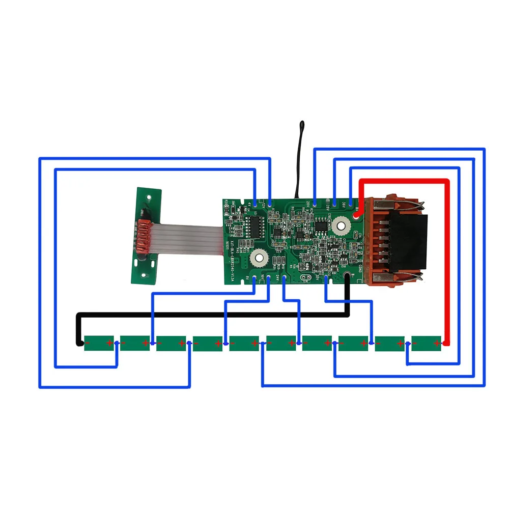 LBXR36 Battery Plastic Case Charging Protection Circuit Board PCB Box Shell Housings For Black Decker 36V 40V BL2036 LBX2040