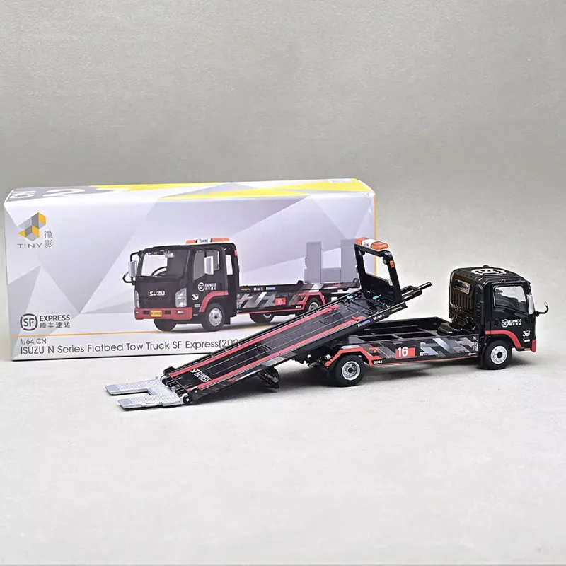 1:64 Isuzu N-series Flatbed Tow Trailer Sf Express 2023 Static