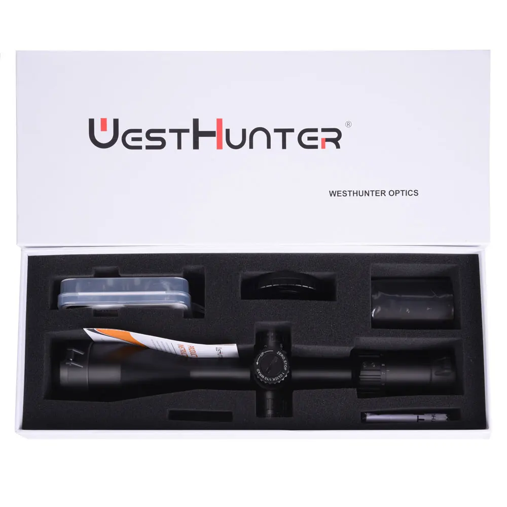 WestHunter HD Gen2 4-16X50 SFIR FFP Scope First Focal Plane Riflescope Illumination Reticle Zero Stop Function Optical Sights