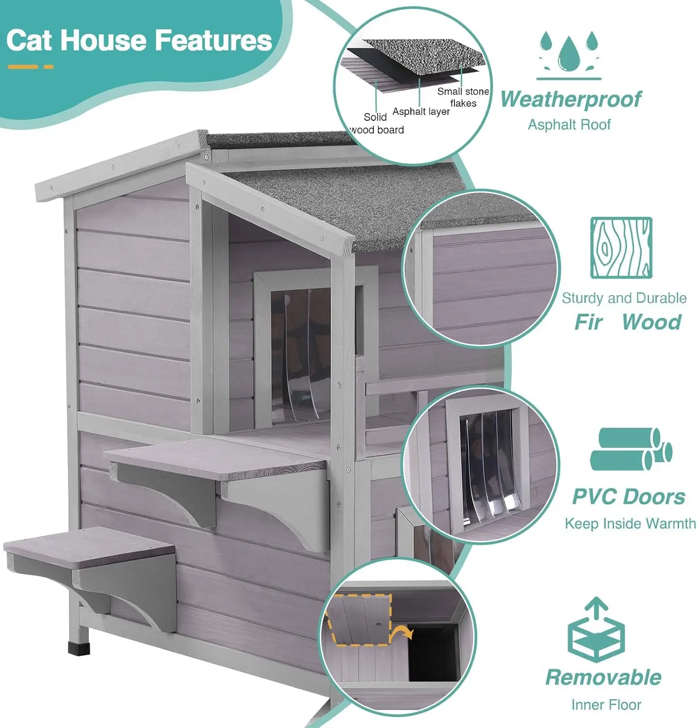 Outdoor cat house image 2