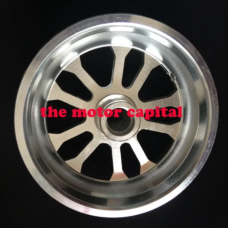 6.5 inch rim Front/rear Wheel Rim 90/65-6.5 Tubeless Aluminium Front Hub fit Scooter with Axle Parts