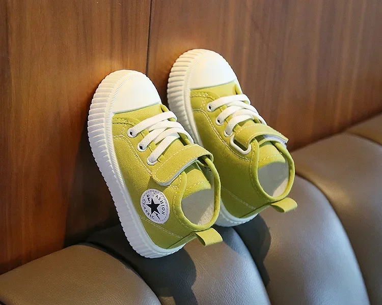 Kinder Canvas Sneaker Jungen Mädchen Weiche Sohle Bequeme Schuhe_voghion.com