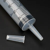 1 Pcs Small Pet Feeder Bird Feeder Syringe Enema Irrigator Large Caliber Plastic Syringe With Coarse Mouth 20ml/60ml 2