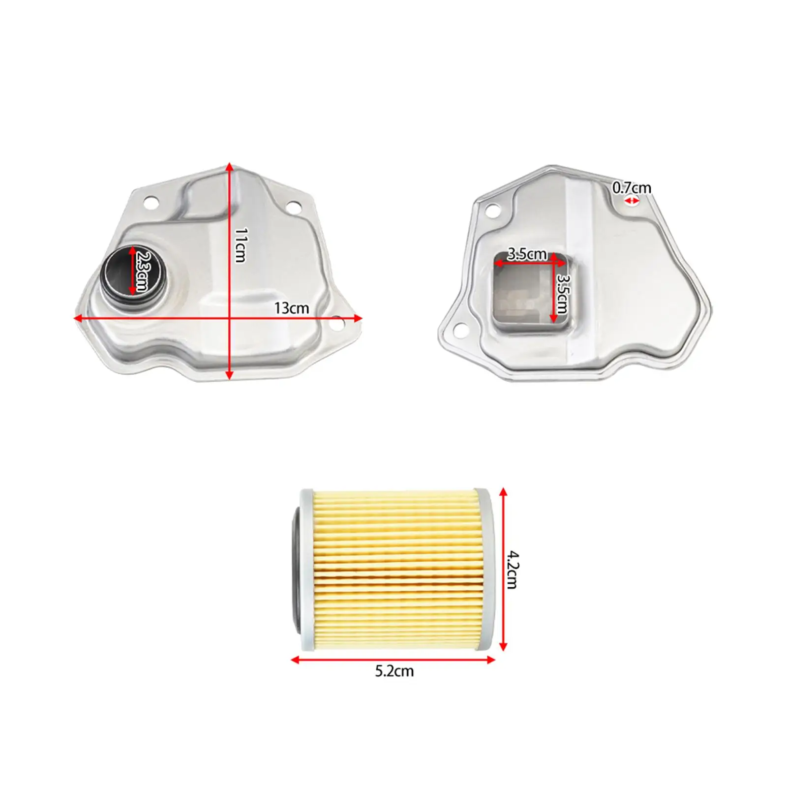 Filter Gasket Oil Cooler Filter Set 31397-1XF0D 31728-1XF03 31728-1XF02 31728-1XZ0D for Dodge Caliber Compass