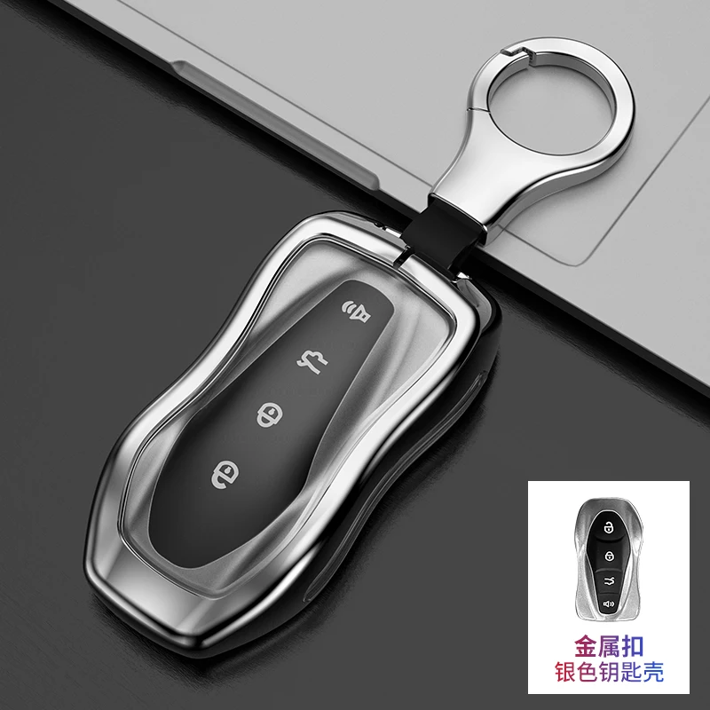 Custodia per chiave a distanza per auto in lega Tpu per Geely Azkarra Tugella FY11 2019 2020 Atlas Pro New Emgrand GS X6 SUV EC7 Styling - S4a7434cd3e5a431bb4ae8bc3d6cc9555N