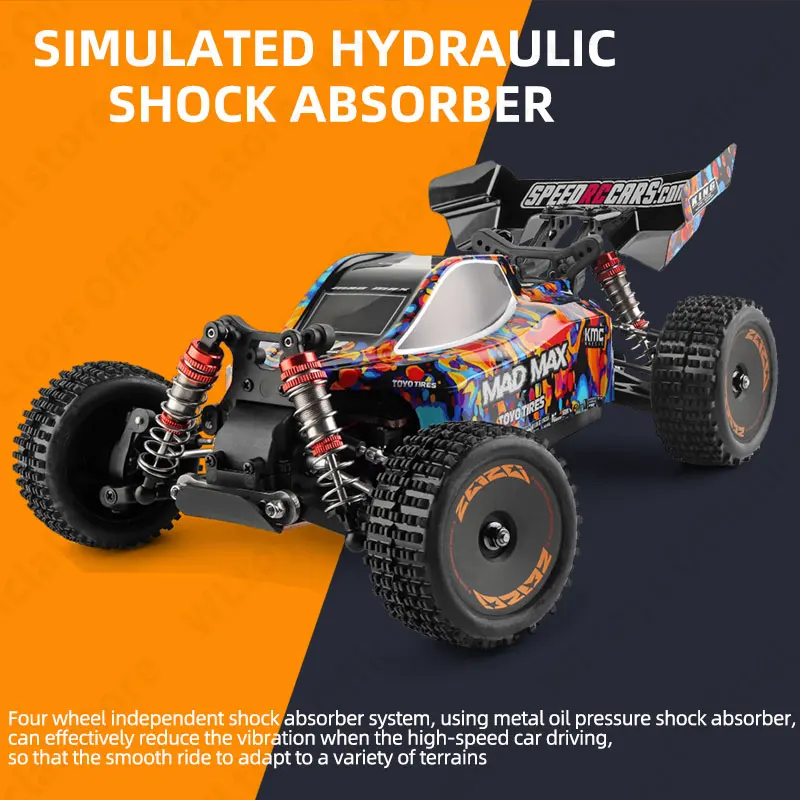 WLtoys 184016 75KM/H 2.4G RC Car Brushless 4WD Electric High Speed Off-Road Remote Control Drift Toys for Children Racing 4