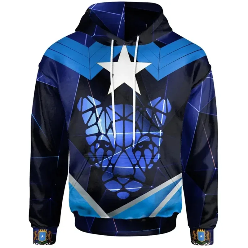 thumbnail image 1 of Sudadera con capucha con la bandera de Somalia impresa en 3D para hombre, sudadera con estampado del emblema nacional somalí, camisetas casuales, sudaderas con capucha de manga larga, 1 of 5