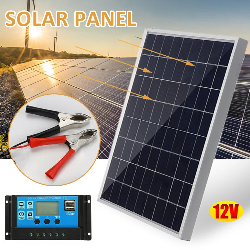 300W Solar Panel Kit Portable Outdoor Generator
