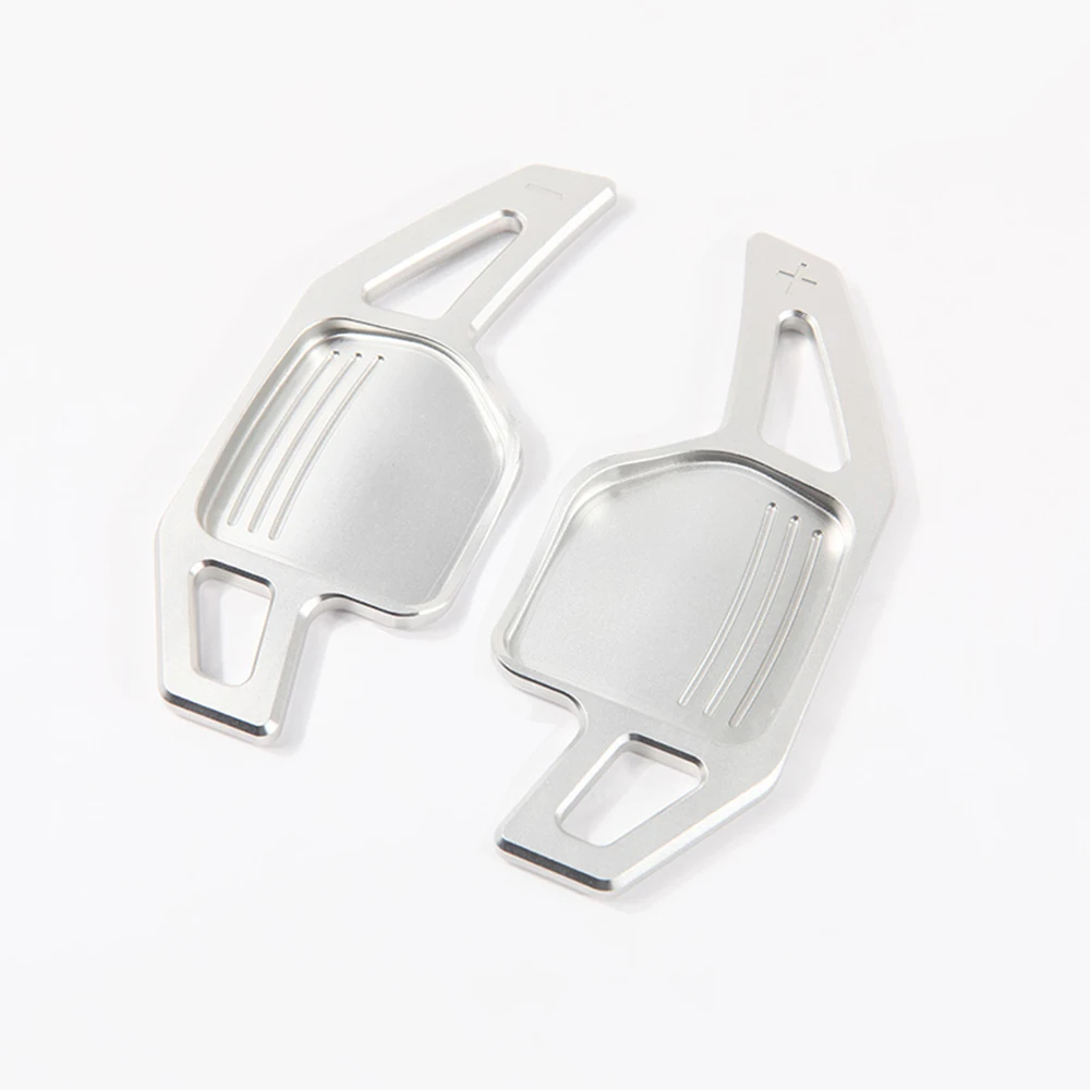 Car Parts Steering Wheel Paddle Extension 2Pcs Shifters For Audi A4 B8 A3 8P S3 A5 A6 S6 C6 Q5 A8 R8 TTS MK2 8J Avant DSG