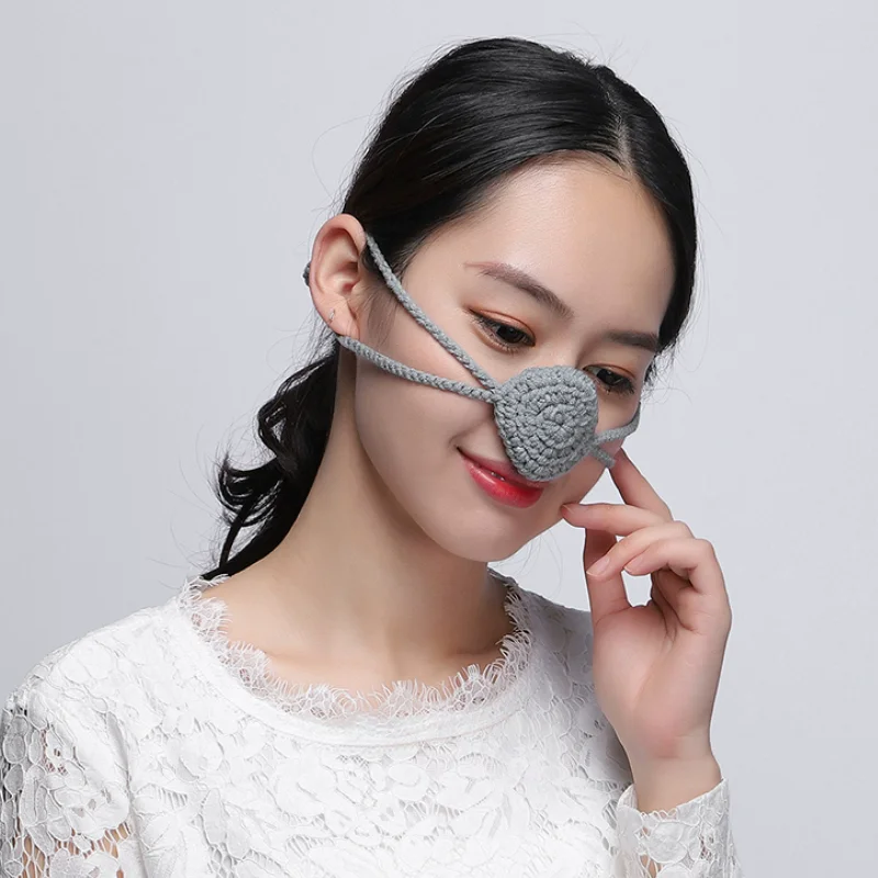 Nose warmer Nose Warmer Cover Outdoor Warmth Antifreeze Nasal Protector Guard NoseWarmer Silter exhaust fumes of dust smog Multi-layer filter