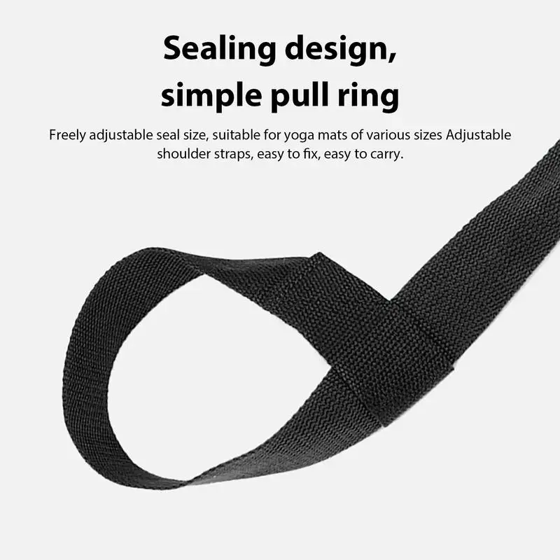 Yoga Strap Carrier Sling Yoga Carrying Strap Exercise Mat Carrier Anti-Slip Mat Adjustable yoga strap