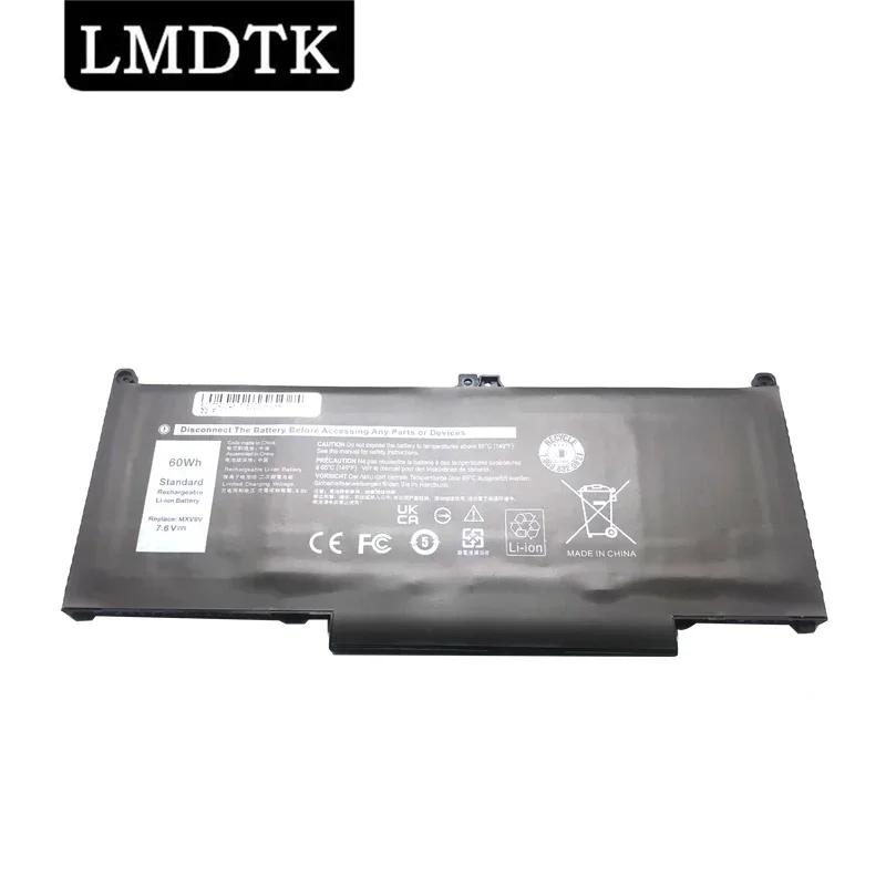 

LMDTK New MXV9V Laptop Battery For Dell Latitude 7300 7400 5300 5310 5300 5310 2-in-1 Series 5VC2M 05VC2M 829MX 0829MX 7.6V 60WH