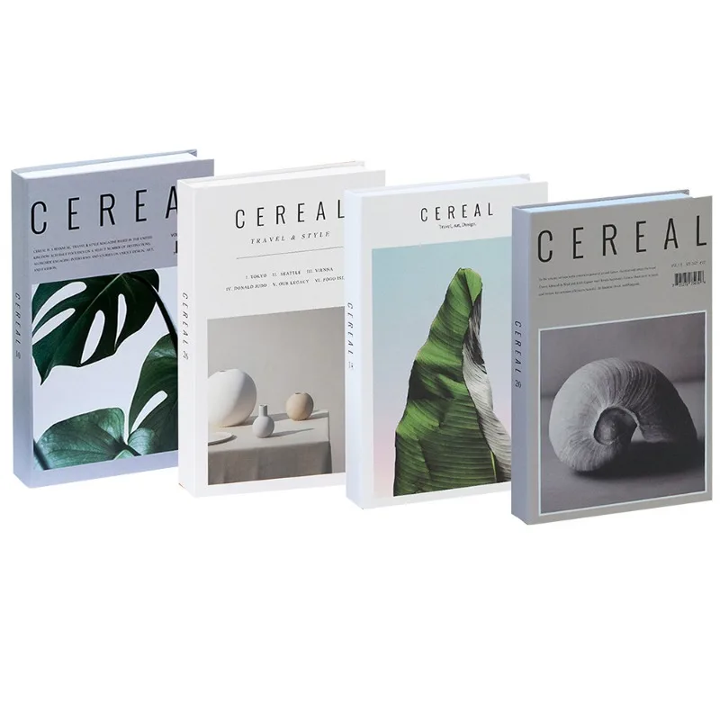 Faux Fake Books for Decoration, Decorative Books for Home Decor, Bookshelf Coffee Table Designer Decor Set Aesthetic, 4Pcs 4