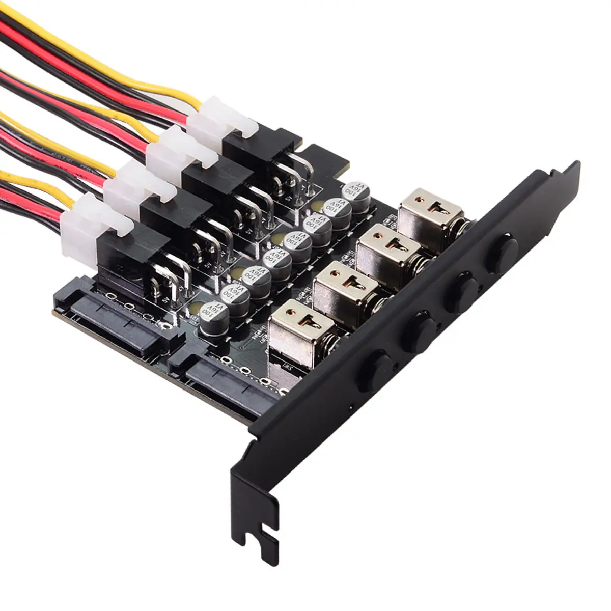 Power Switch Controller para pc Hard Disk Management System Controle Inteligente 4-port Hdd Ssd - Imagem 3