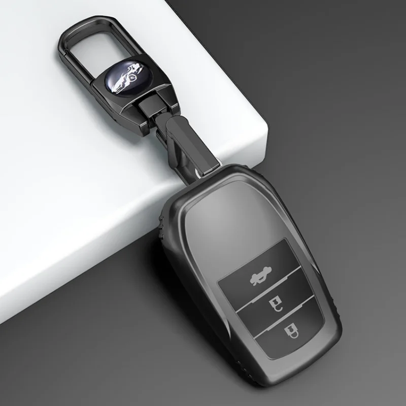 Premium TPU Car Key Case Cover for Select Toyota Models - 2/3/4 Button Protection