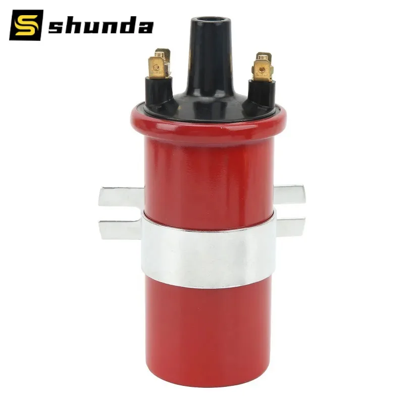 

DLB105 High Performance Standard 12V Sports Ignition Red Coil Ignition System Parts Fits for All Engines with Point & Condenser