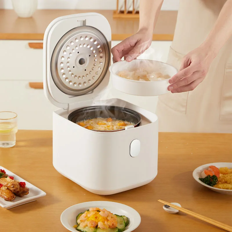 Mini Rice Cooker Food Warmer Cooking Home Appliances for Kitchen Applicable To 1-4 People Non Stick Pot Electric Lunch Box 220V rice cooker 4l non stick rice household smart appointment timer mini multi function food truck kitchen appliances cooking