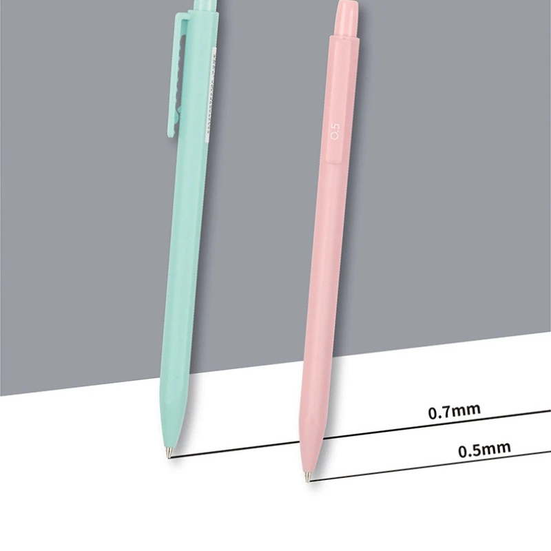 Pastel Mechanical Pencil Set Retractable Colored Pencils 12/6pcs