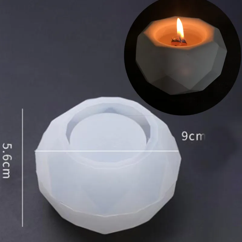 Lotus Design Silicone Mold for DIY Candle and Jewelry Making