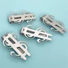 Metal Dollar-sign Shaped Money Clip High Quality Exquisite Money Holder Mini Ultrathin Change Bill Clip Men's Business Wallet 4