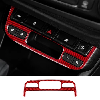 Para Chevrolet Colorado (2015-2022) consola central de fibra de carbono molduras de instrumentos pegatina de marco accesorios de ajuste Interior de coche 1