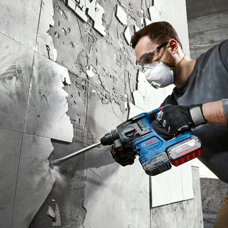 BOSCH GBH 185-LI Professional Brushless Rotary Hammer Impact Drill SDS PLUS 18V Rechargeable Concrete Electric Hammer GBH185-LI 6