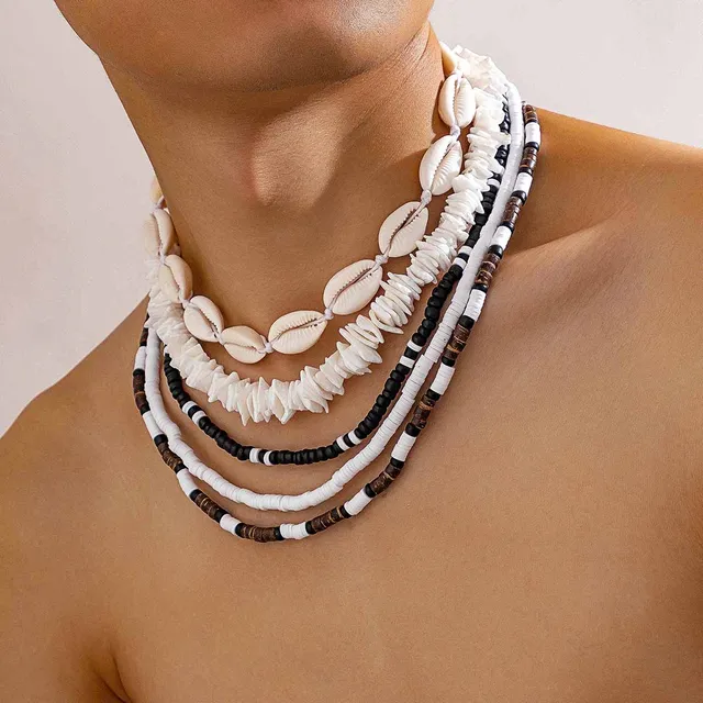 Choker Shein Shell Necklace 1pc Women's Fashion Pendant Necklace