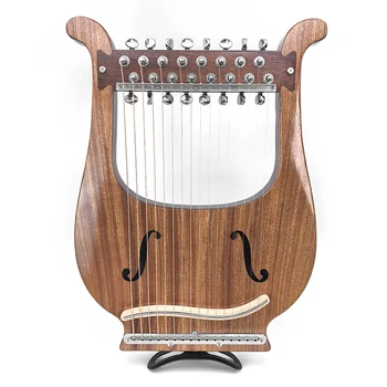 Veneer solid wood lyre 16-string small harp 19-string lira 24-string lyre portable niche musical instruments wholesale