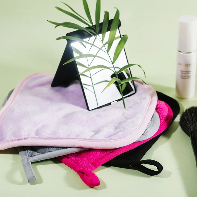 serviette démaquillante réutilisables en coton, gomme de maquillage – Image 6