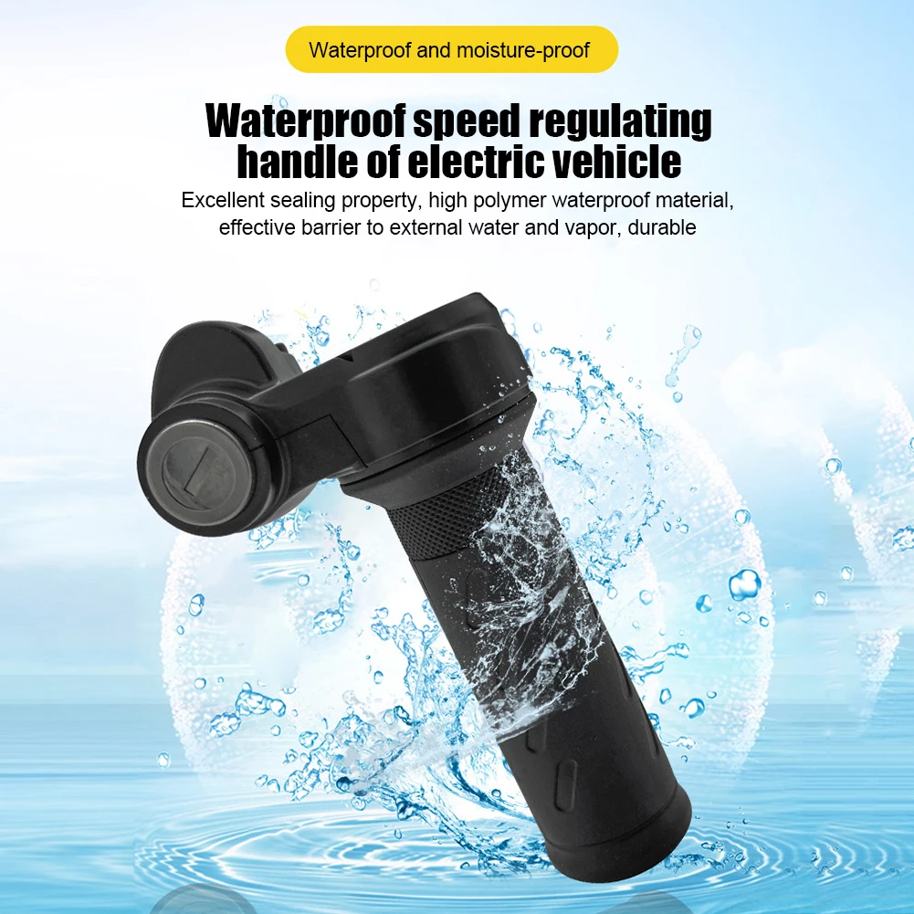 Powerful E Bike Throttle Grip Universal With Lock Key For Secure Acceleration