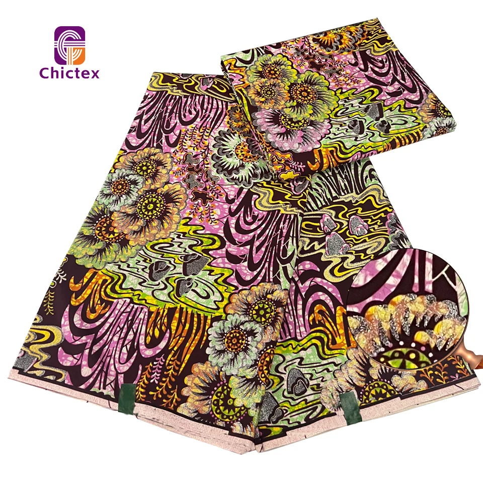 100% Ankara prints fabrics African fabrics wax super golden grand wax