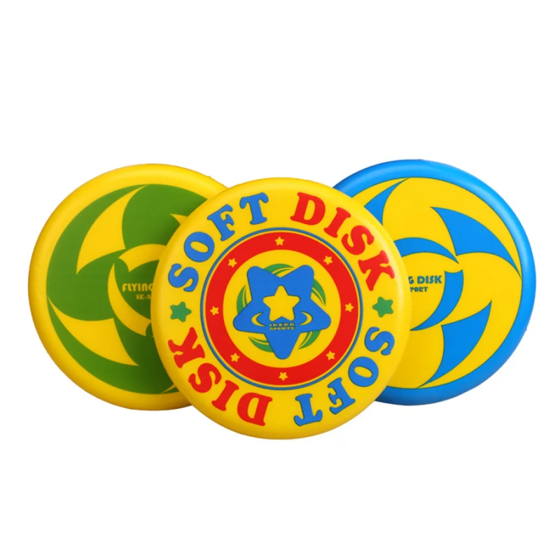 1Pc Soft FrisbeeSafety SportHand Throwing Round RobinOutdoor Boomerangs