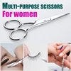 1Pc Eyebrow Nose Hair Scissors Stainless Steel For Manicure Multi- Purpose Cuticle Nail Beauty Kit with Sharp Edge Blades 4