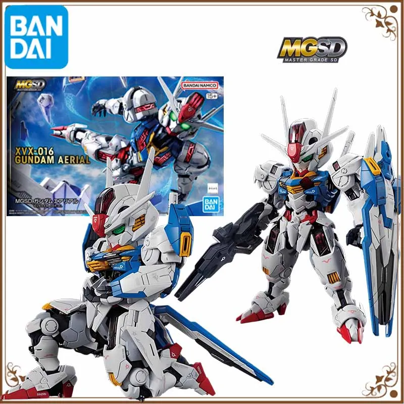 in stock Bandai Original MGSD XVX-016 GUNDAM AERIAL Anime Action
