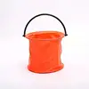 Childrens Retractable Folding Bucket Waterproof Canvas Material Simple Shape Outdoor Entertainment And Sports Easy To Carry 5