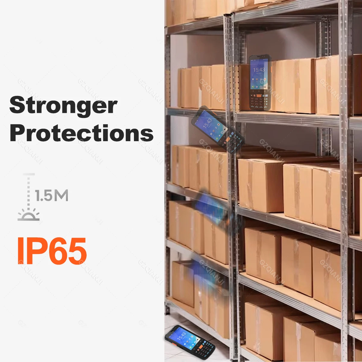 4GB+64GB Android 11 Handheld Terminal Iindustrial PDA 1D 2D QR Barcode Scanner Reader 4G WiFi NFC POS Data Collector