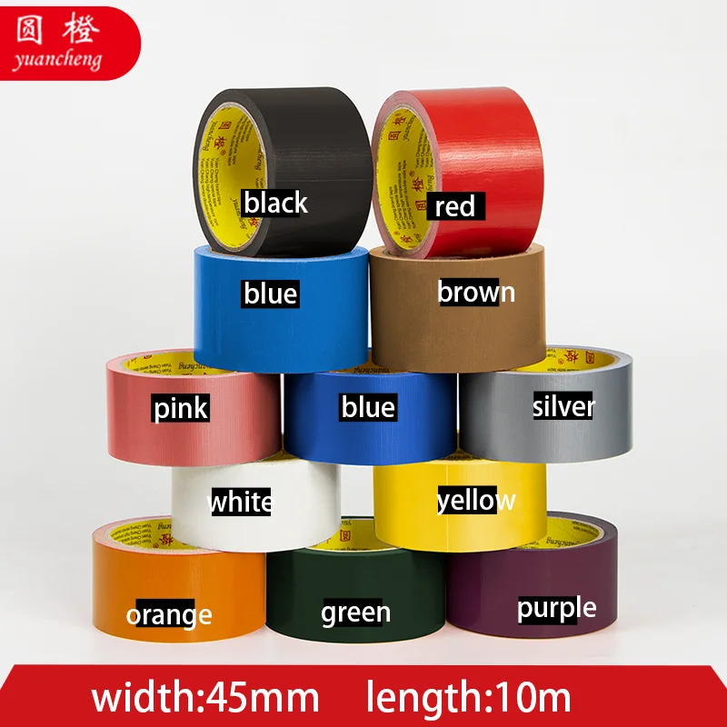 1roll Silver Super Sticky Cloth Duct Tape Carpet Binding Floor Waterproof Heavy Duty Industrial Adhesive Tape Repair Bundles