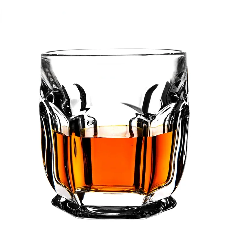 Bohemia Crystal Glass European Style Whiskey Cups Red Wine Cup Coffee Mugs Juice Beer Cup Glasses Home Bar Dining Drinkware