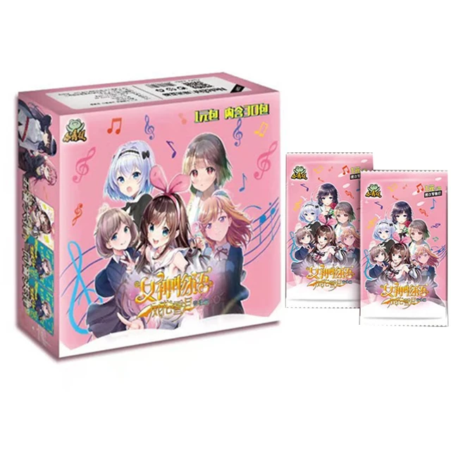 Goddess Story Kawaii Japanese Anime Collection Rare Cards Box Child Kids Gift Game Collectibles Card for Children Birthday Toys 6