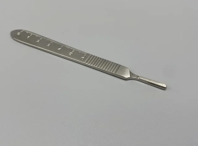 Manico In Acciaio Inox Per Lame Bisturi 10 - 11 - 15 - Centro Beauty - Foto 6