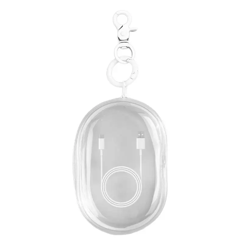 Cable Storage Organizer Visible Headset Organizer Box Cable Storage Bag Zipper Case For Jewelry Travel Digital Charger
