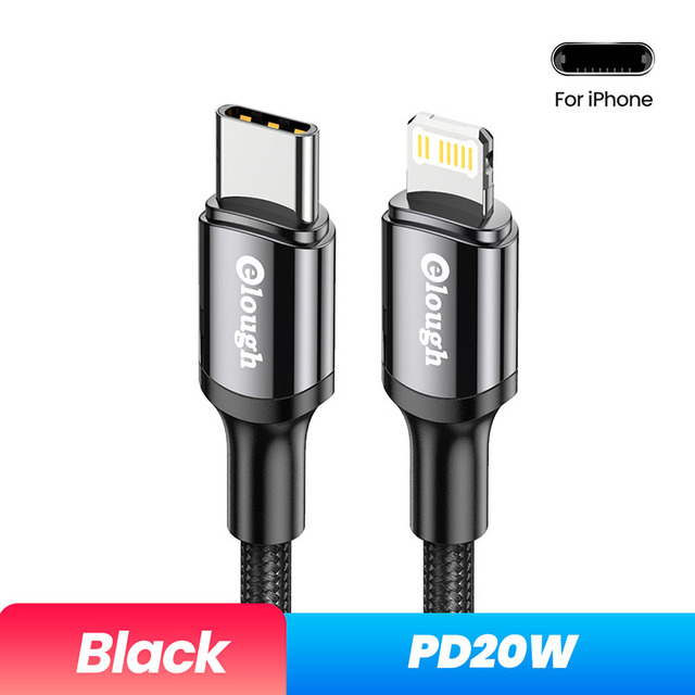 USB C Cable For iPhone 13 12 11 Pro Max XR 8 PD 20W Fast Charging For iPhone Charger Cable For MacBook iPad Type C Cable