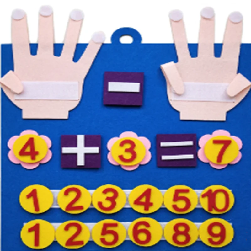 Mathematics Paste Board Math Toys Montessorian Toy Children Educational Pedagogical Learning Didactic Number Education Hobbies 4