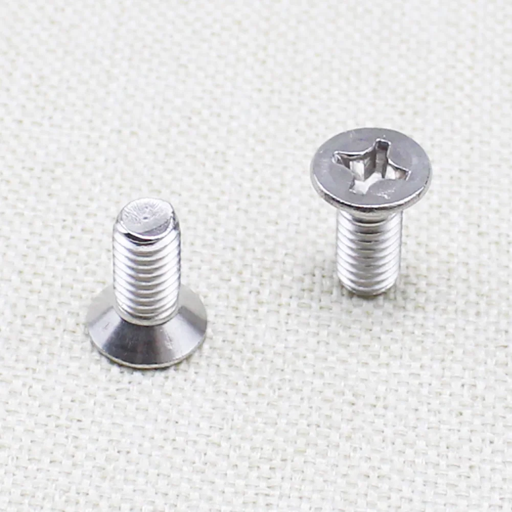 KUMMYY 8PCS Stainless Steel Front Brake Disc Rotor Screws fit for Hyundai Kia (6mm)