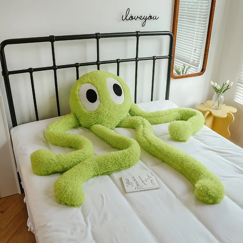 35.4Inch Adorable Long-Legged Octopus Plush Doll Pillow, Soft Stuffed Comfort Toy, Lovely Throw pillow Gift For Birthday&Holiday