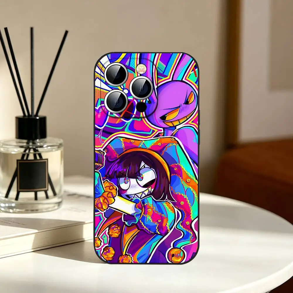 Anime The A-Amazing Digital Circus Phone Case - Stylish Protective Cover with Edge-to-Edge Design
