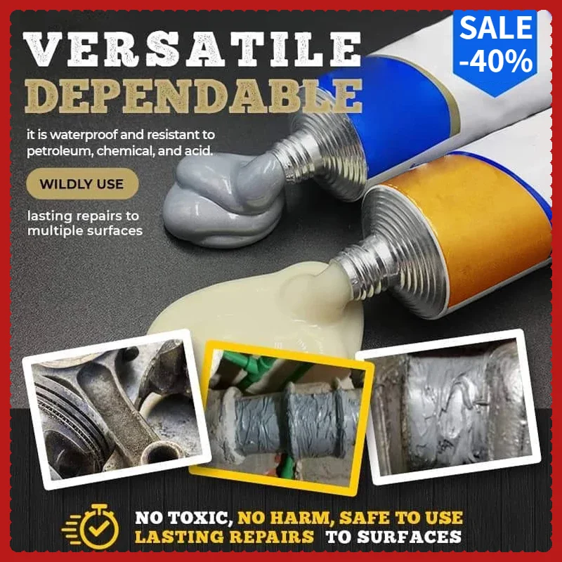 Industrial Repair Paste Glue Heat Resistance Cold Weld Metal Repair