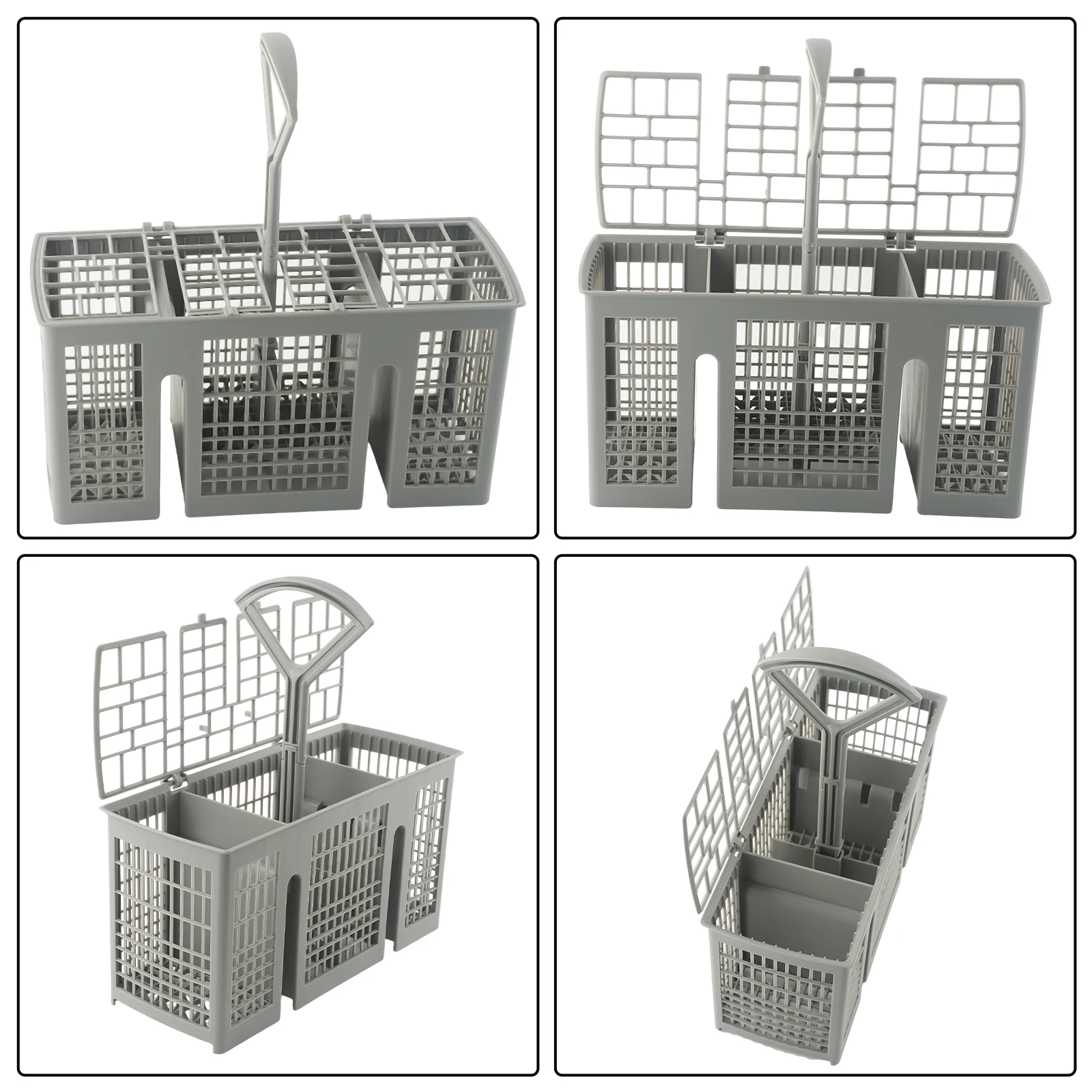 Kithchen Supplies Cutlery Basket Plastic Round Handle Various Manufacturers Detachable Dishwasher Parts For Dishwashers